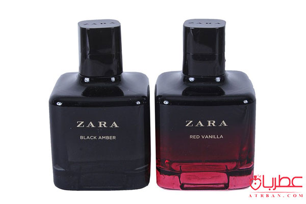 Zara red vanilla and black amber